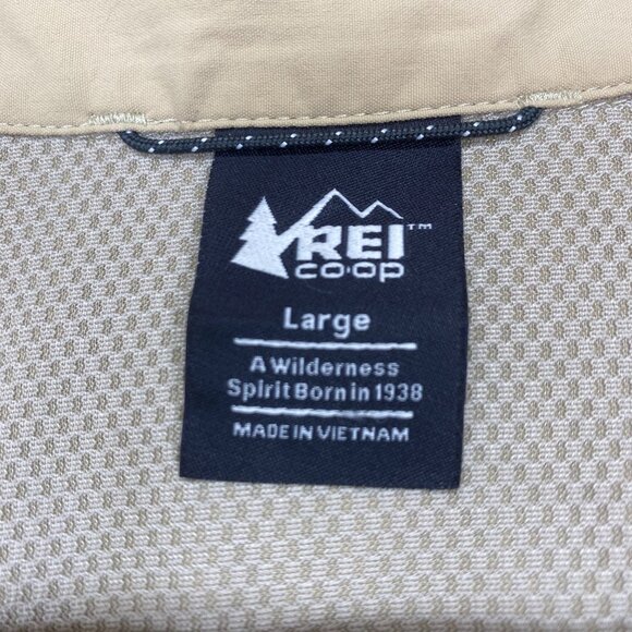 REI Co-Op Mens Yellow Long-Sleeve Button-Up Shirt Size Large Outdoor Hiking - Picture 6 of 14